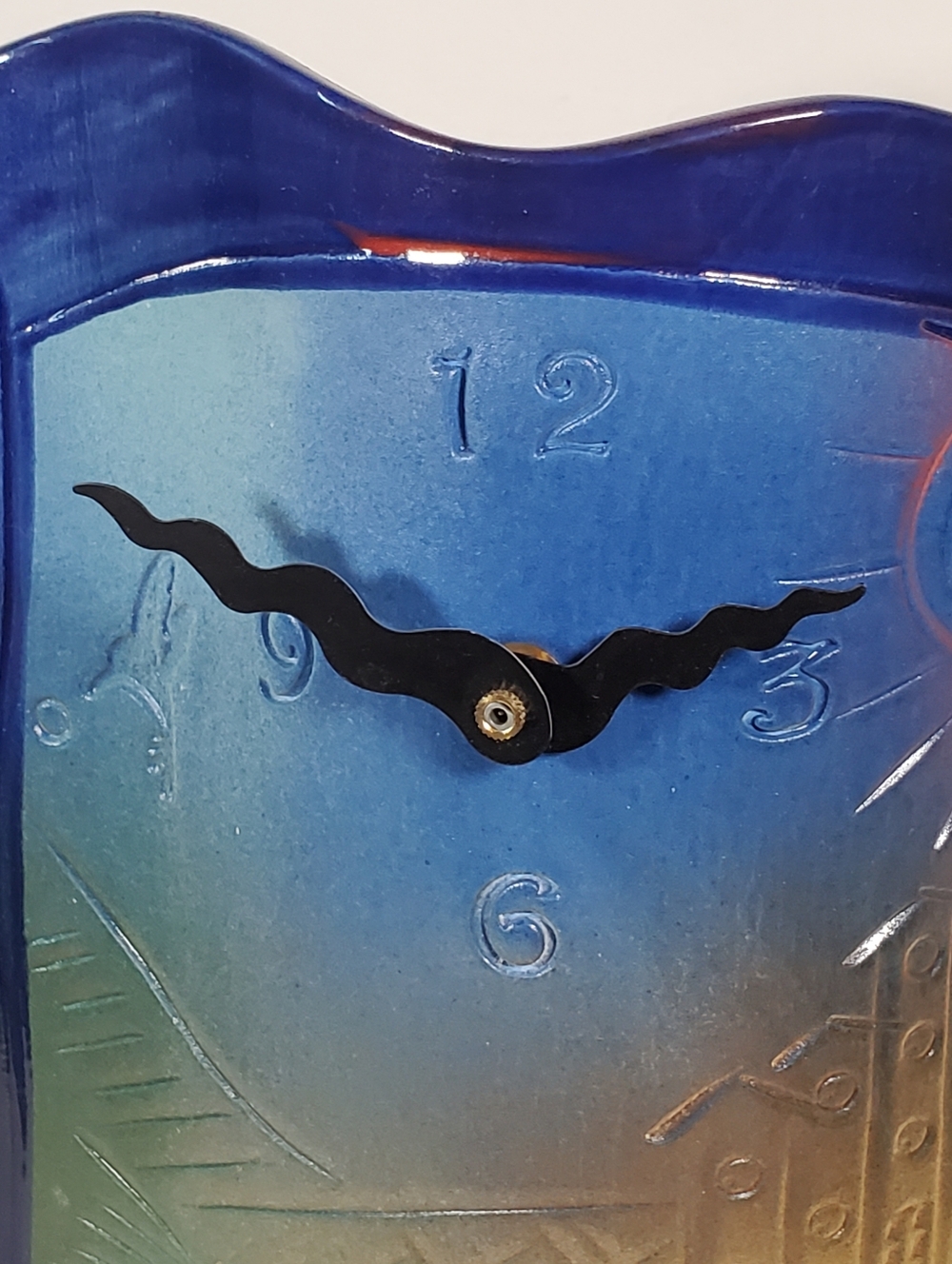 Pottery Abstract Clock - Picture 2 of 6